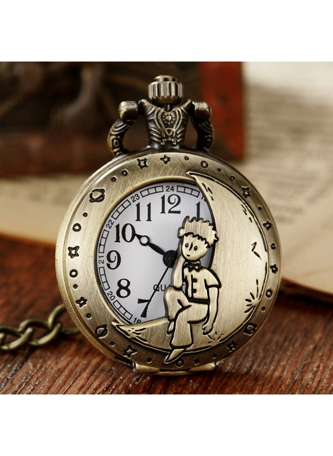 NIBEMINENT Vintage Metal Analog Pocket Watch Unisex Casual Style  - Image 2