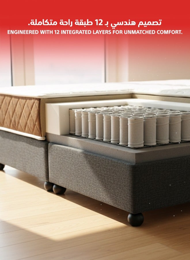 باك كومفرت دريم | مرتبة سرير 12 طبقة - ارتفاع 24 سم - قياس 200×200 سم - Image 4
