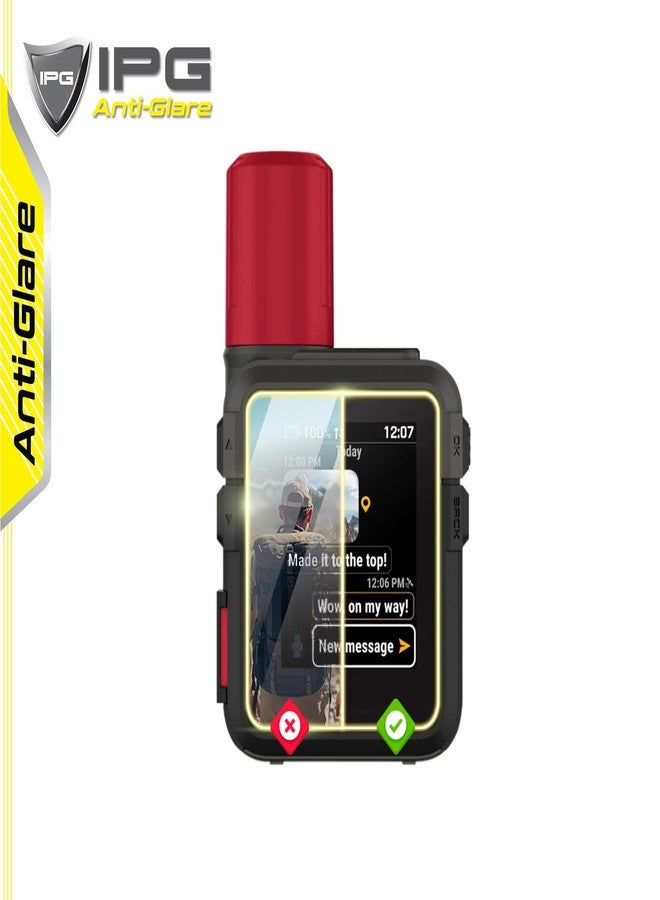 اي بس سي واقي شاشة IPG مضاد للتوهج مصمم خصيصًا لجهاز Garmin Inreach Mini 3-3 Plus (وحدتان)، بلمسة نهائية غير لامعة، مثالي للاستخدام الخارجي لجهاز inRMini3.Ang - Image 2
