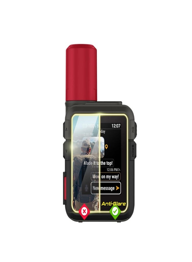 اي بس سي واقي شاشة IPG مضاد للتوهج مصمم خصيصًا لجهاز Garmin Inreach Mini 3-3 Plus (وحدتان)، بلمسة نهائية غير لامعة، مثالي للاستخدام الخارجي لجهاز inRMini3.Ang - Image 1