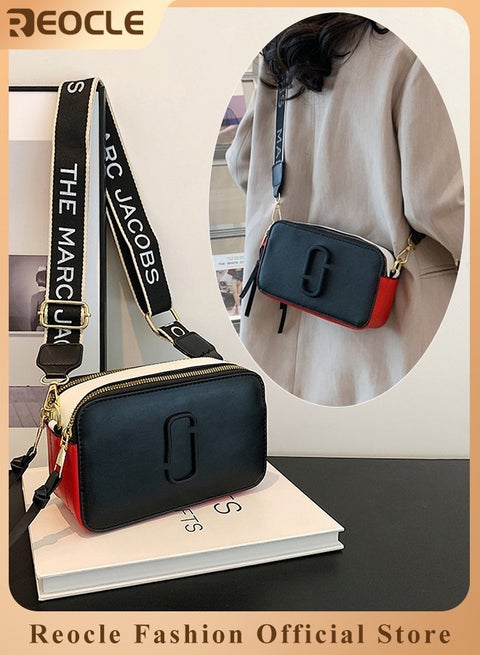 Women's Crossbody Bag  Shoulder Bag with Adjustable Wide Strap Square Camera Crossbody Purse HandBag Simple Trendy Small Shoulder Bag