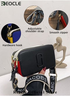 REOCLE Women's Crossbody Bag Shoulder Bag with Adjustable Wide Strap Square Camera Crossbody Purse HandBag Simple Trendy Small Shoulder Bag  - Image 5