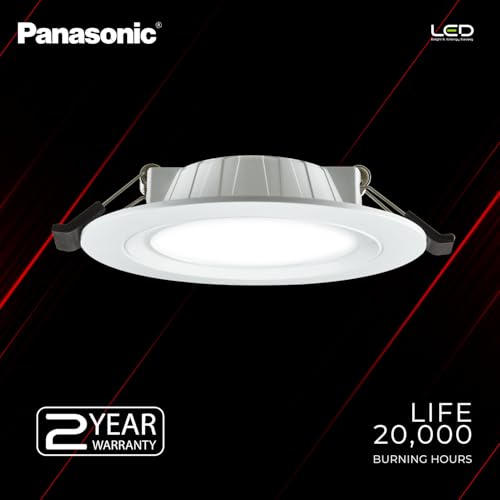 Panasonic 9 Watt LED Concealed Downlighter, LED Recessed Downlight, 85mm Cut Out, BIS & ROHS Certified, 4KV Surge Protection, Warm White Light (PDLM34093) - Image 4