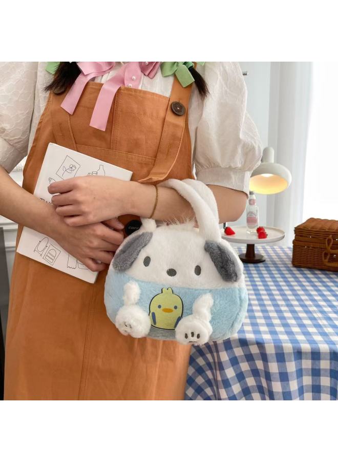 Sanrio Handbag Cartoon Kulomi Plush Toy Girl Handbag Doll Machine Doll Change Crossbody Bag-Specifications:Melody Shoulder Bag  - Image 3