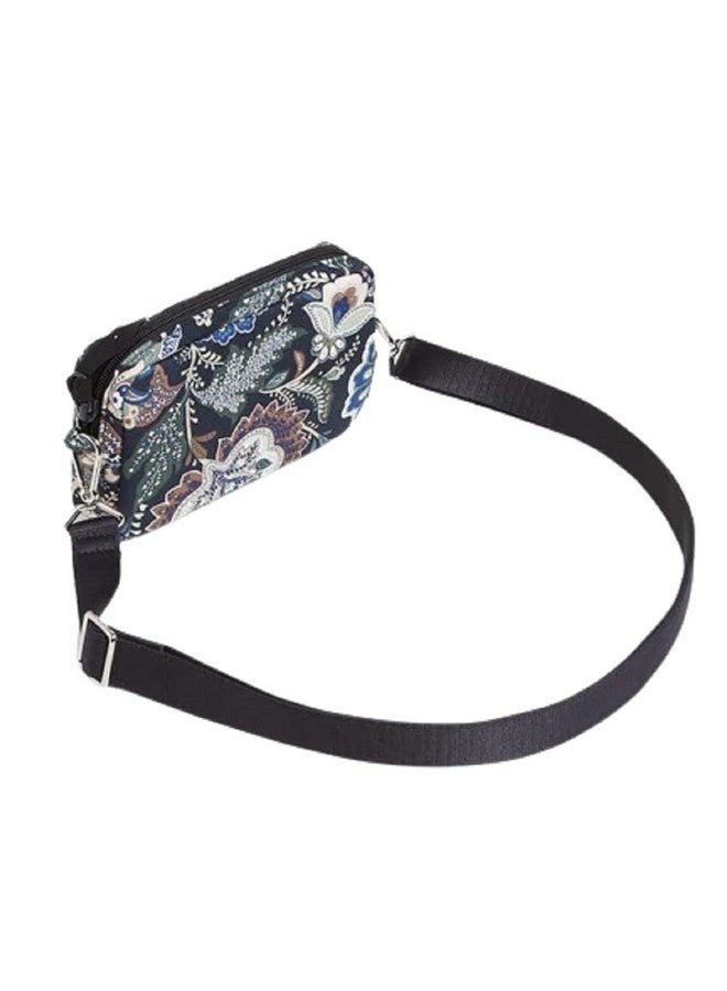 Vera Bradley Cotton Rfid Convertible Pouch Crossbody In Java Navy Camo - Image 3