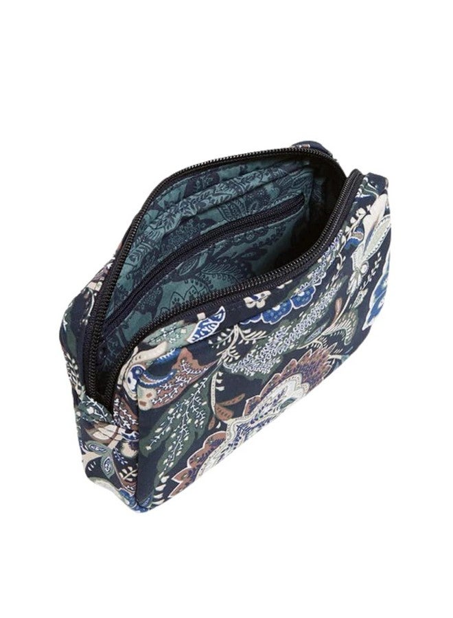 Vera Bradley Cotton Rfid Convertible Pouch Crossbody In Java Navy Camo - Image 4