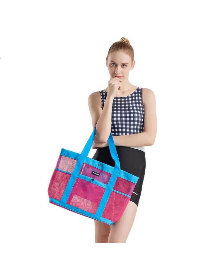 Swans حقيبة سباحة ولياقة بدنية بسعة كبيرة من سوانز، حقيبة كتف رياضية، حقيبة تخزين محمولة للسفر إلى الشاطئ، Spdc116-3 سوداء - Image 1