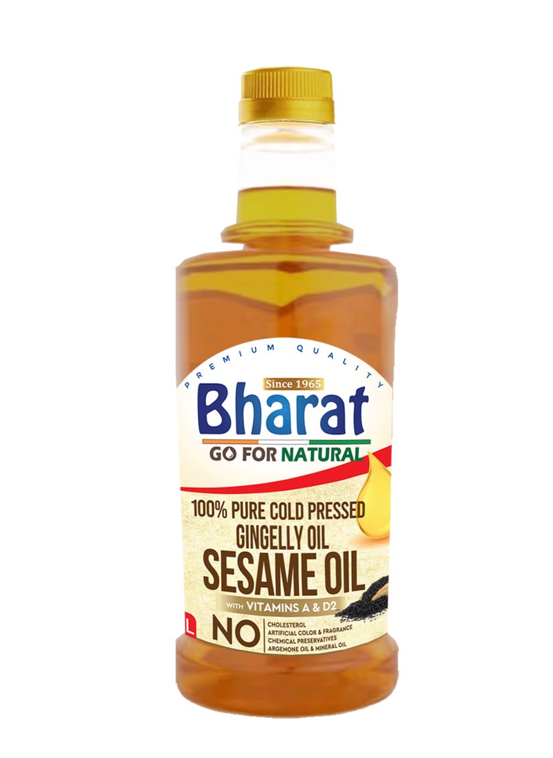 Bharat Cold Pressed Sesame Oil 1L  - Image 1