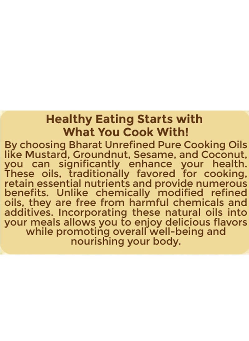 Bharat Cold Pressed Sesame Oil 1L  - Image 3