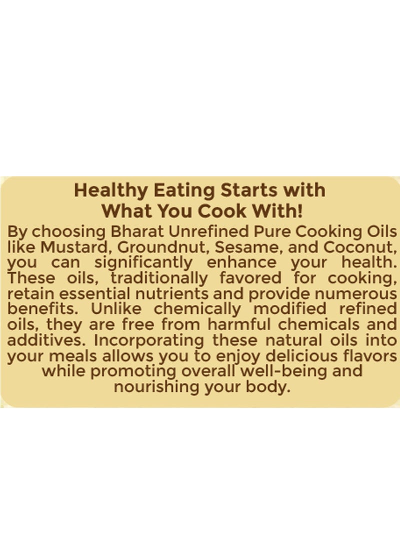Bharat Cold Pressed Sesame Oil 1L  - Image 3