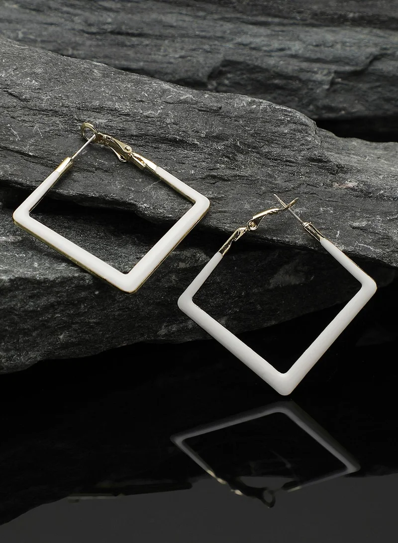 SOHI Party Artificial Hoop Earring Jewellery