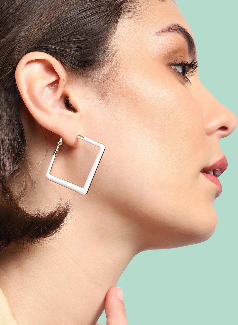 SOHI Party Artificial Hoop Earring Jewellery