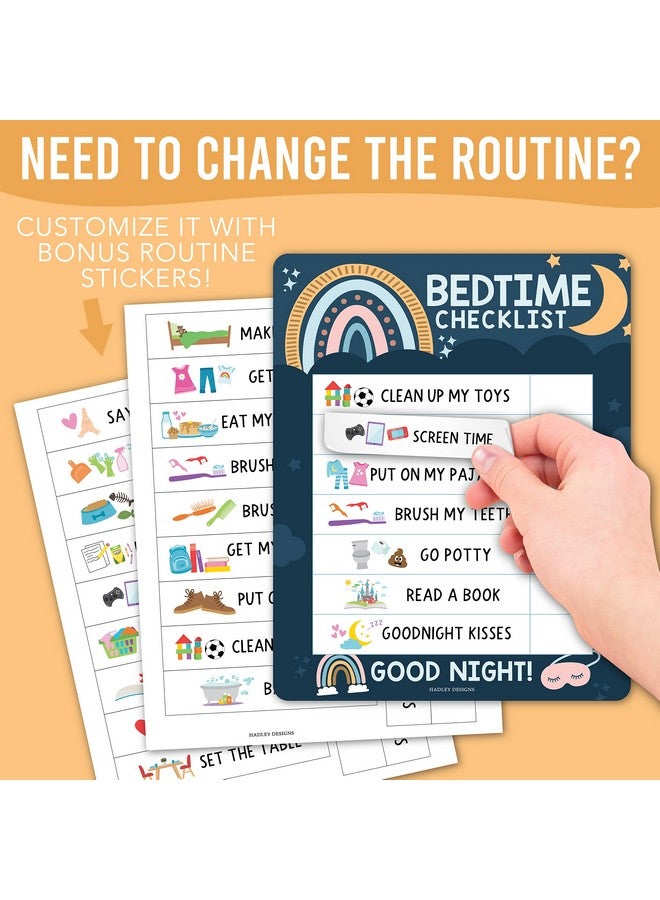 Hadley Designs Boho Daily Schedule For Kids Schedule Board For Home - Reward Chart Bedtime Routine Chart For Toddlers, Morning Routine Chart For Kids, Toddler Daily Routine Chart For Kids - Image 5