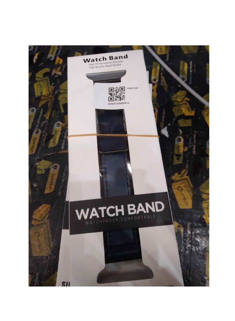 Magnetic Folding Strap Compatible with Apple Watch Ultra 49mm 45mm 44mm 42mm, for iWatch Ultra SE 2 Series 8 7 6 5 4 3 2 1 for Men Women