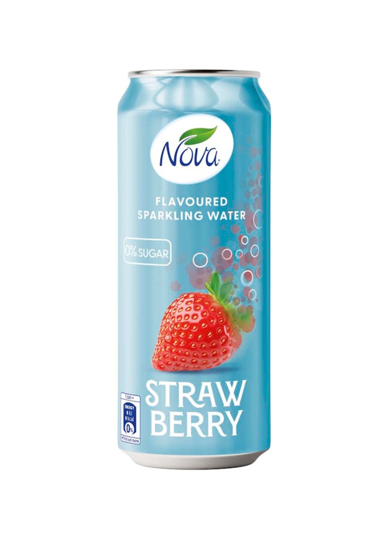 مياه فوارة بنكهة الفراولة