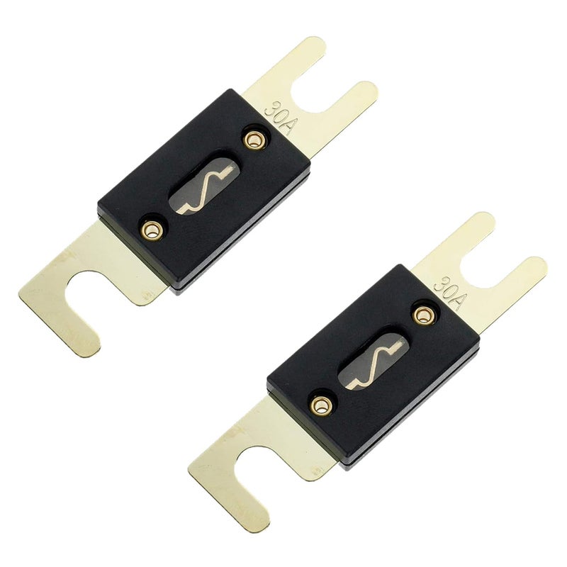 BOJACK 2pcs 400A ANL Fuse Holder and 2pcs 400Amp 32VDC ANL Fuses for Audio and Video Systems - Image 2