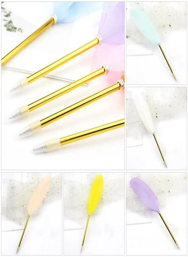 KRYTONE�.Fx Feather Quill Ballpoint Pen Signature Pen for Writing Gift Office School Supplies?Birthday Wedding Gift Pen(Color Will be send as per Availability) - Image 4