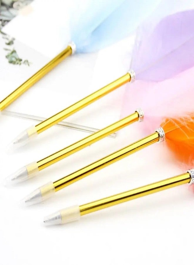 KRYTONE�.Fx Feather Quill Ballpoint Pen Signature Pen for Writing Gift Office School Supplies?Birthday Wedding Gift Pen(Color Will be send as per Availability) - Image 5