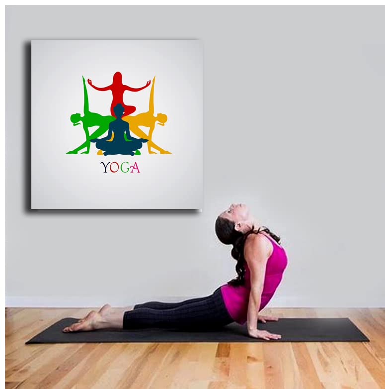 Sikhash Yoga Mudras (17 * 17 inch) Wall Sticker for Good Luck, Positive Vibe & Energy | HD Printed Sticker Poster For Living Room, Gym, Yoga Class | Waterproof, Versatile & Reusable - Image 3