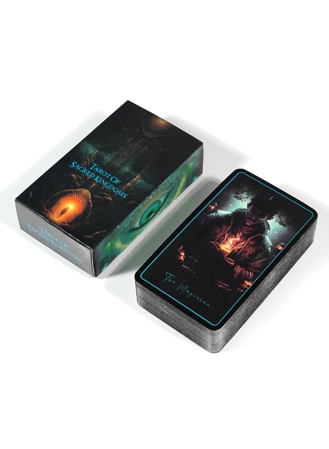 NIBEMINENT The new 78-card Holy Kingdom Tarot deck, oracle cards, Spirit and Energy Resonance, Earth and Moon Magic - Image 3