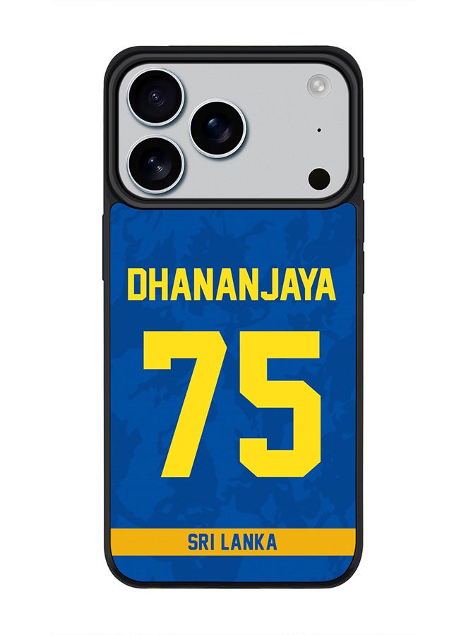 Stylizedd iPhone 17 Pro Case, [Compatible with MagSafe] Slim Magnetic cover Phone Case iPhone 17 Pro -Sri lanka Dhananjaya de Silva Jersey No 75 - Image 1