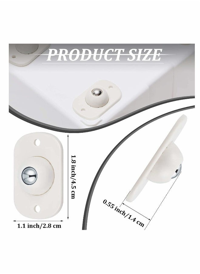 Generic Stainless Steel Self Adhesive Universal Wheels(8 Pcs)  - Image 2