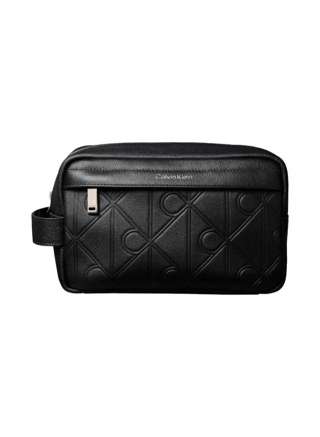 CALVIN KLEIN Emblem AOP Embossed Dopp Kit
