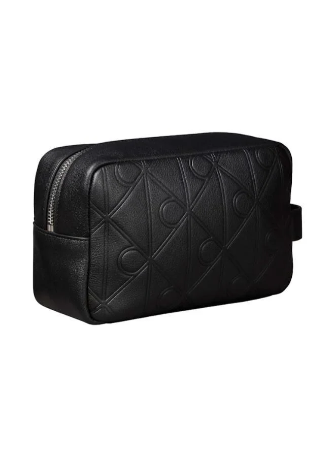 CALVIN KLEIN Emblem AOP Embossed Dopp Kit