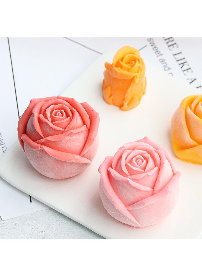 general 1 Pcs DIY Cake Chocolate Baking Tool Rose Silicone Mold - Image 4
