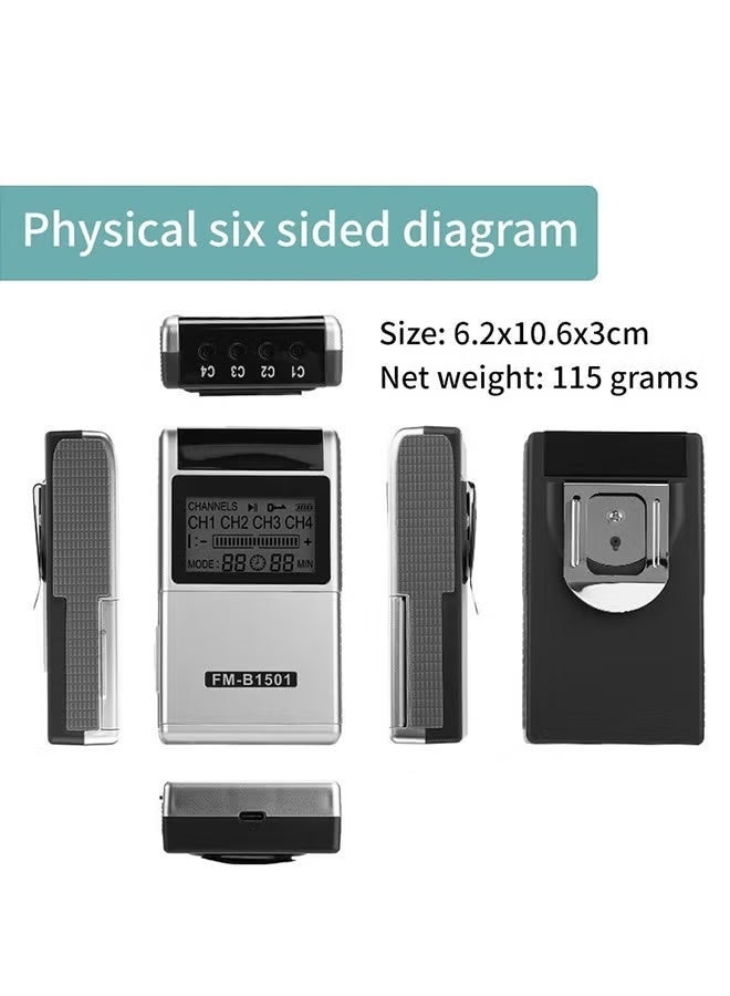 ZetRA Low Frequency Pulser Physiotherapy Device - Muscle Stimulator + Back Pain Relief and Management (Includes Electrode Pads) - Image 2