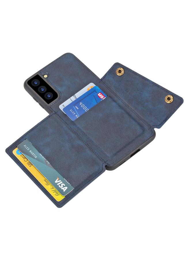 إيروريكس جراب لهاتف Samsung Galaxy S21+ 5G بمشبك مزدوج من البولي يوريثان الحراري وغطاء واقٍ مغناطيسي مقاوم للصدمات مع فتحة بطاقة وحامل - Image 5