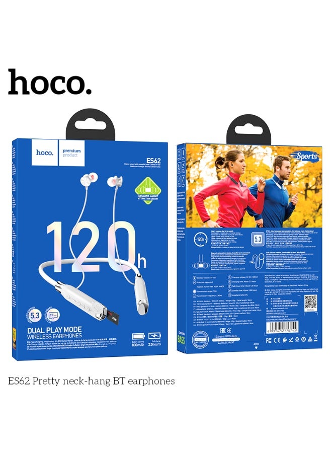 هوكو. سماعات أذن ES62 BT جميلة تُعلق على الرقبة - Image 5