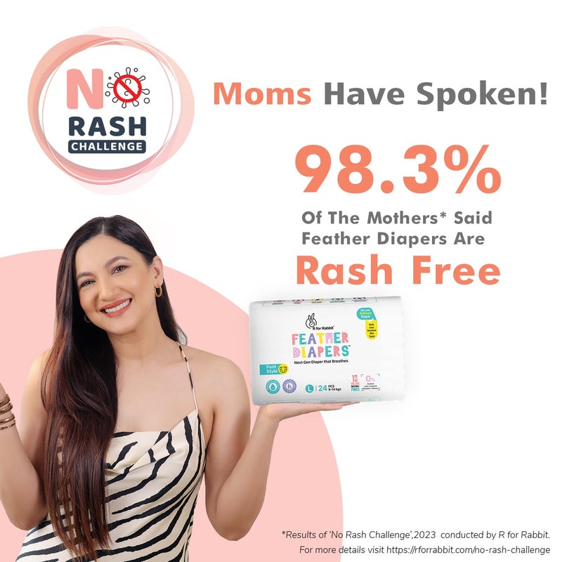 R for Rabbit حفاضات ر للارنب بحجم XXXL للأطفال - 48 قطعة - Image 2