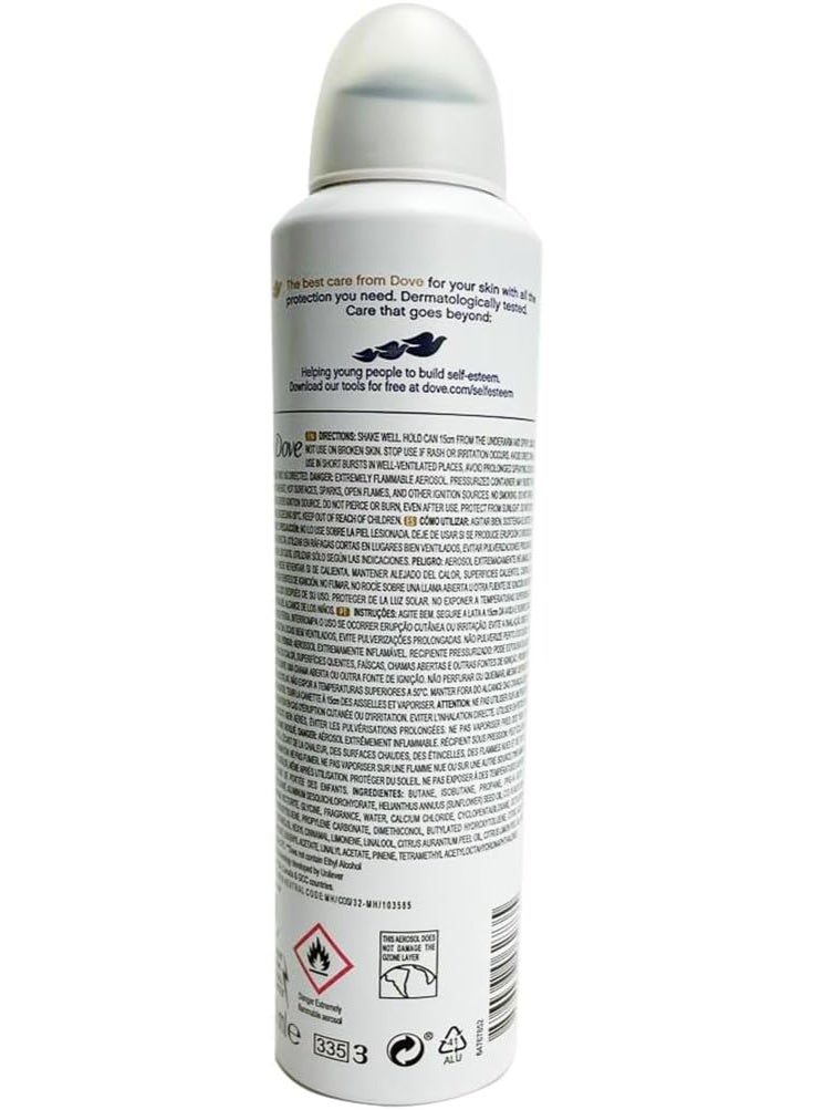 Dove Deodorant Spray Go Fresh Grapefruit & Lemongrass 250 Ml (Packaging May Vary) - Image 2