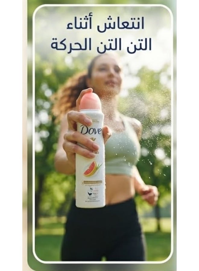 دوف بخاخ مزيل العرق غو فريش بخلاصة الجريب فروت وعشبة الليمون، 250 مل (قد تختلف العبوة) - Image 4
