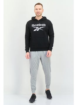 Reebok Men Sportswear Fit Long Sleeve Outdoor Hoodie, Black  - Image 4
