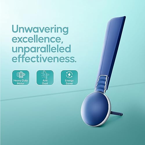 LONGWAY Wave P1 1200 mm/48 inch 400 RPM Ultra High Speed 3 Blade Star Rated Anti-Dust Decorative Ceiling Fan 2 Years Warranty (Silver Blue, Pack of 1) - Image 4