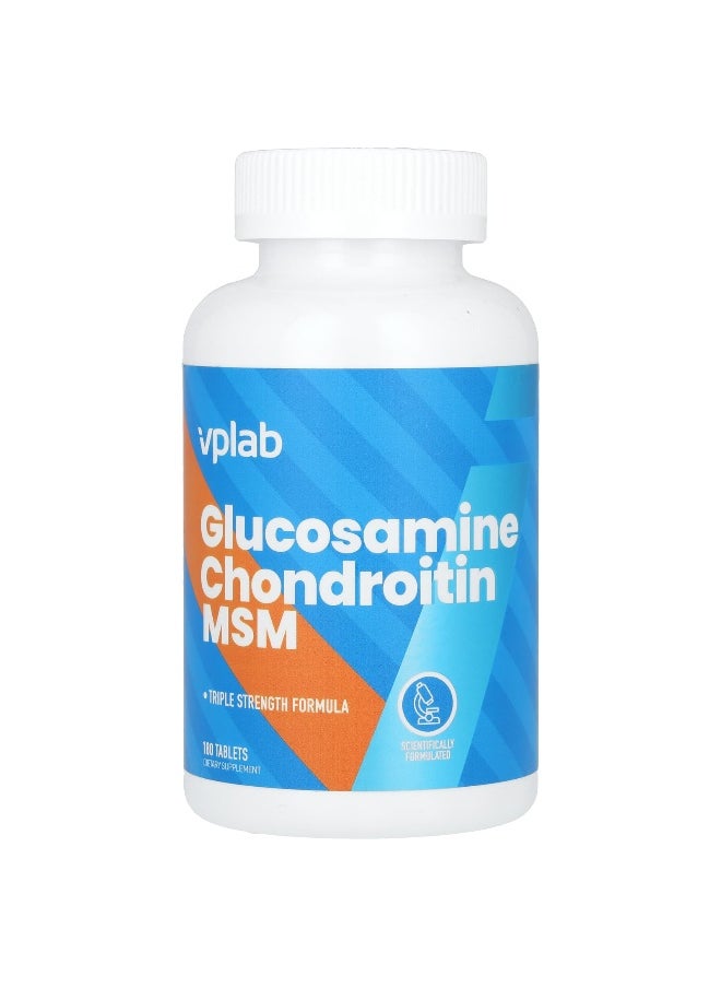 vplab Vplab, Glucosamine Chondroitin MSM, 180 Tablets  - Image 1