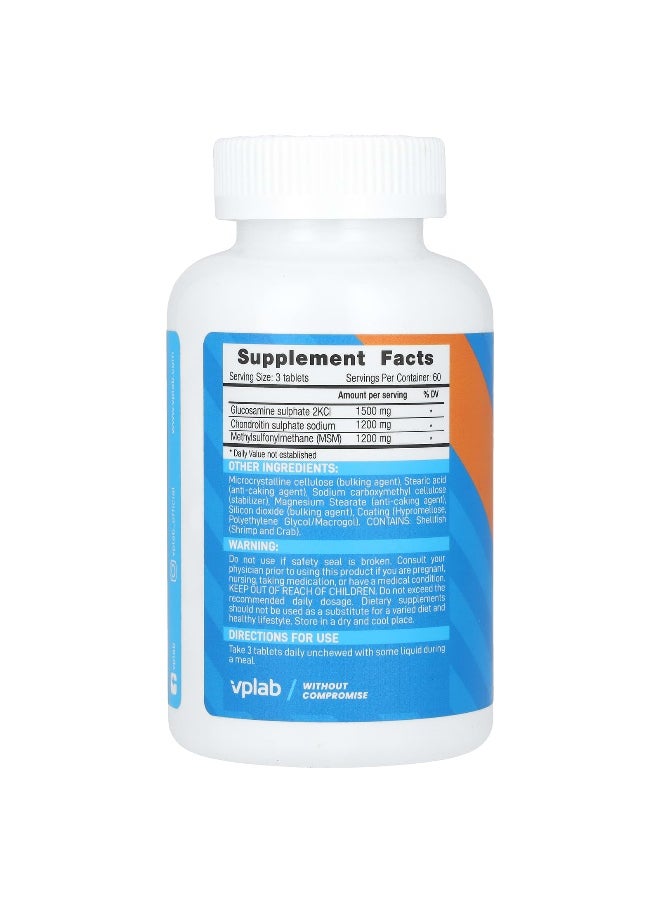vplab Vplab, Glucosamine Chondroitin MSM, 180 Tablets  - Image 2