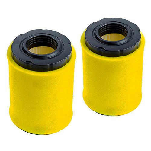 HOODELL 2 Pack 796031 Air Filter + Pre Cleaner Compatible with 591334 594201 797704, Husqvarna YTH22V46, John Deere D100, Pro Performance for Lawn Tractor and More - Image 1