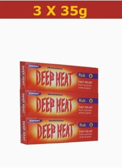 DEEP HEAT Pack Of 3 Fast Relief Rub Cream  - Image 1