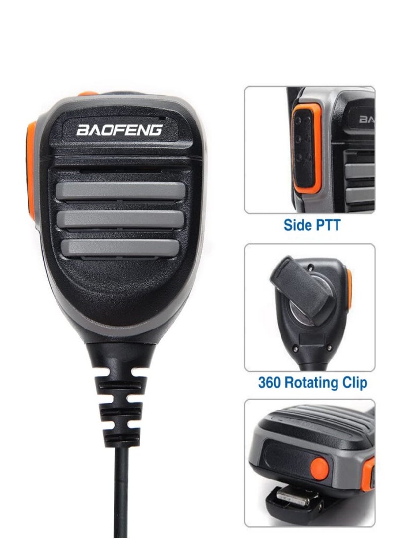 Baofeng - 780 Rainproof Handheld Speaker Microphone, compatible with GMRS and FRS radios, including models such as UV-5R and BF-F8HP. - Image 1