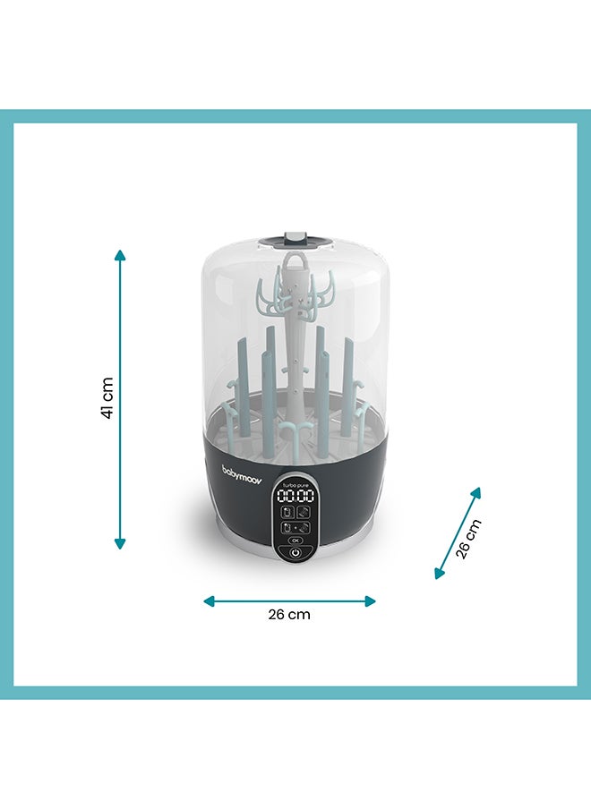 babymoov Turbo Pure 3 - In - 1 Steriliser, Dryer And Purifier, Hepa Filter, Bpa Free, Sterilise Upto 6 Bottles  - Image 3
