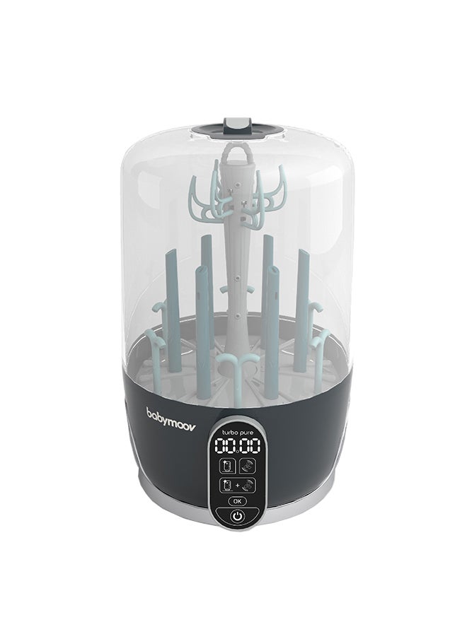 babymoov Turbo Pure 3 - In - 1 Steriliser, Dryer And Purifier, Hepa Filter, Bpa Free, Sterilise Upto 6 Bottles  - Image 1
