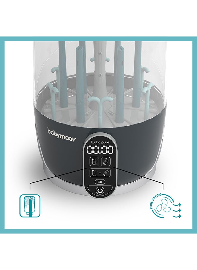 babymoov Turbo Pure 3 - In - 1 Steriliser, Dryer And Purifier, Hepa Filter, Bpa Free, Sterilise Upto 6 Bottles  - Image 5