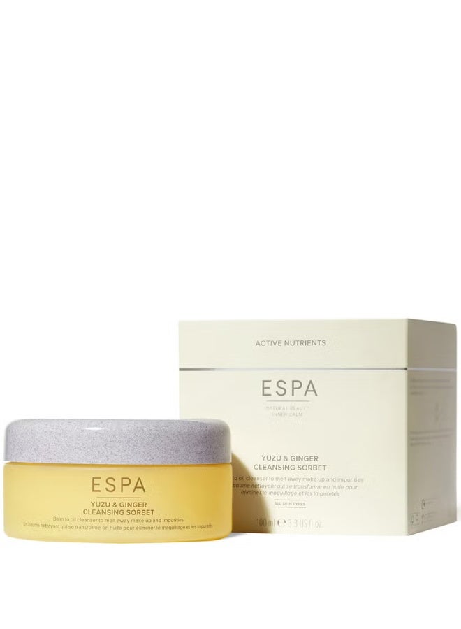 ESPA Yuzu & Ginger Cleansing Sorbet 100ml - Image 2