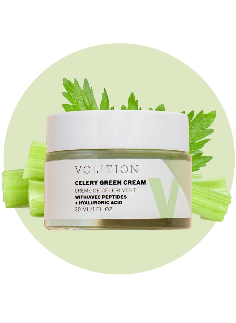 VOLITION Volition Beauty Celery Green Cream with Hyaluronic Acid + Peptides - Purifies, Minimizes Pores and Controls Oil - 1oz  - Image 1