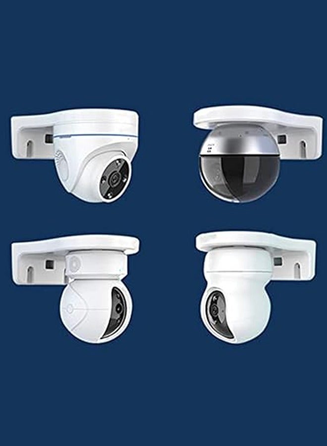 general 1 Pack WiFi Wall Mount Camera Base Bracket, and 5 Installation screws, for EZVIZ C6 C4 Series IP Camera, Plastic PT Cameras Holder Indoor Security Systems, Easy to Install - White - Image 4