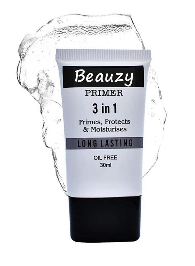 Beauzy Primer 3 in 1 for Face Makeup | Hydrating, Lightweight & Long- Lasting | All Skin Types | Oil-Free | Minimises Pores | Toxic & Cruelty Free | 30ml - Image 3