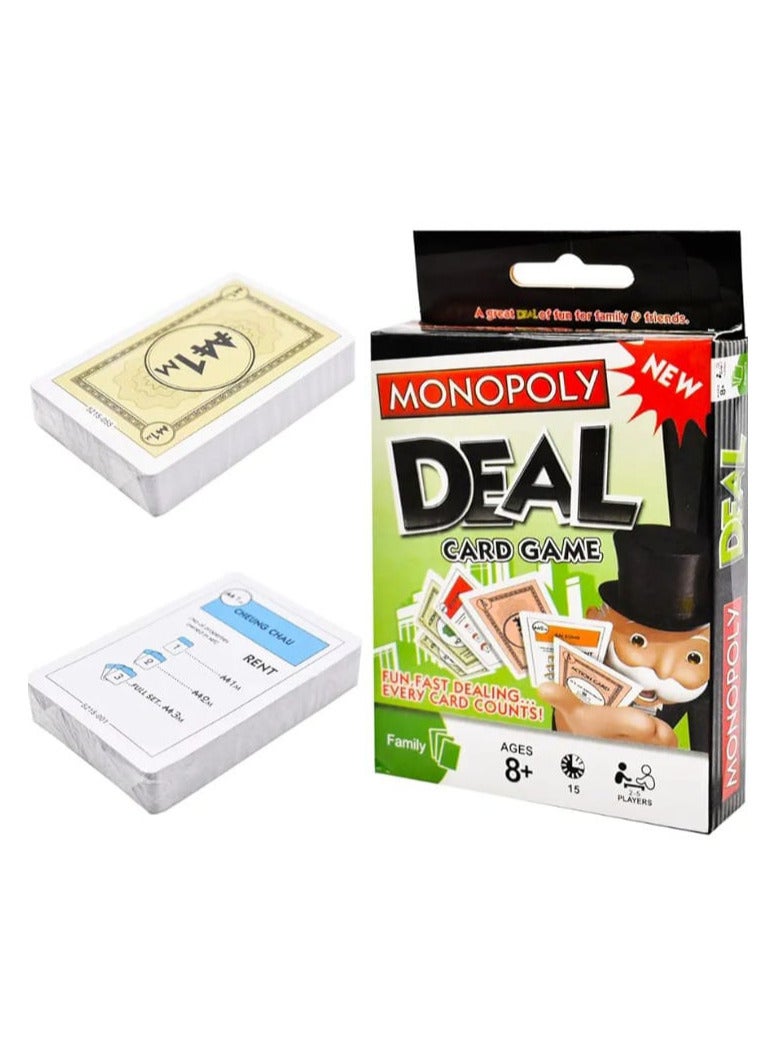 Monopoly Deal Fast-Pacing Card Game - Image 1